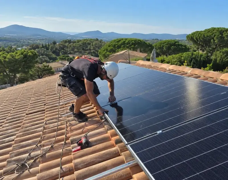 Installateur panneaux solaires Langoëlan — pose photovoltaïque sur toiture