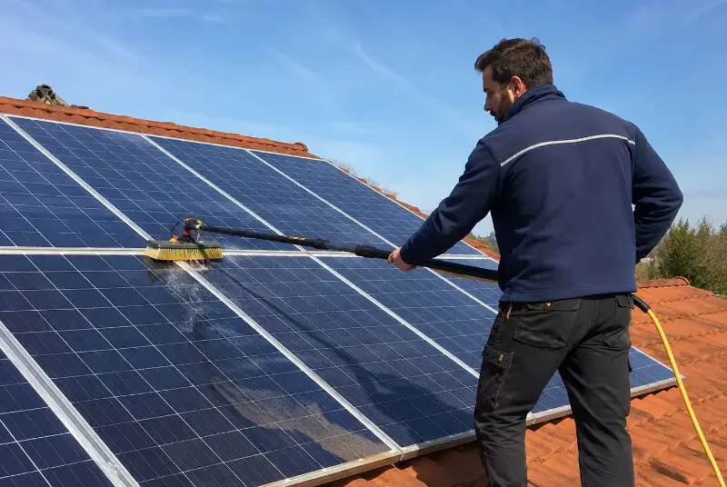 Nettoyage et entretien de panneaux solaires à Langoëlan